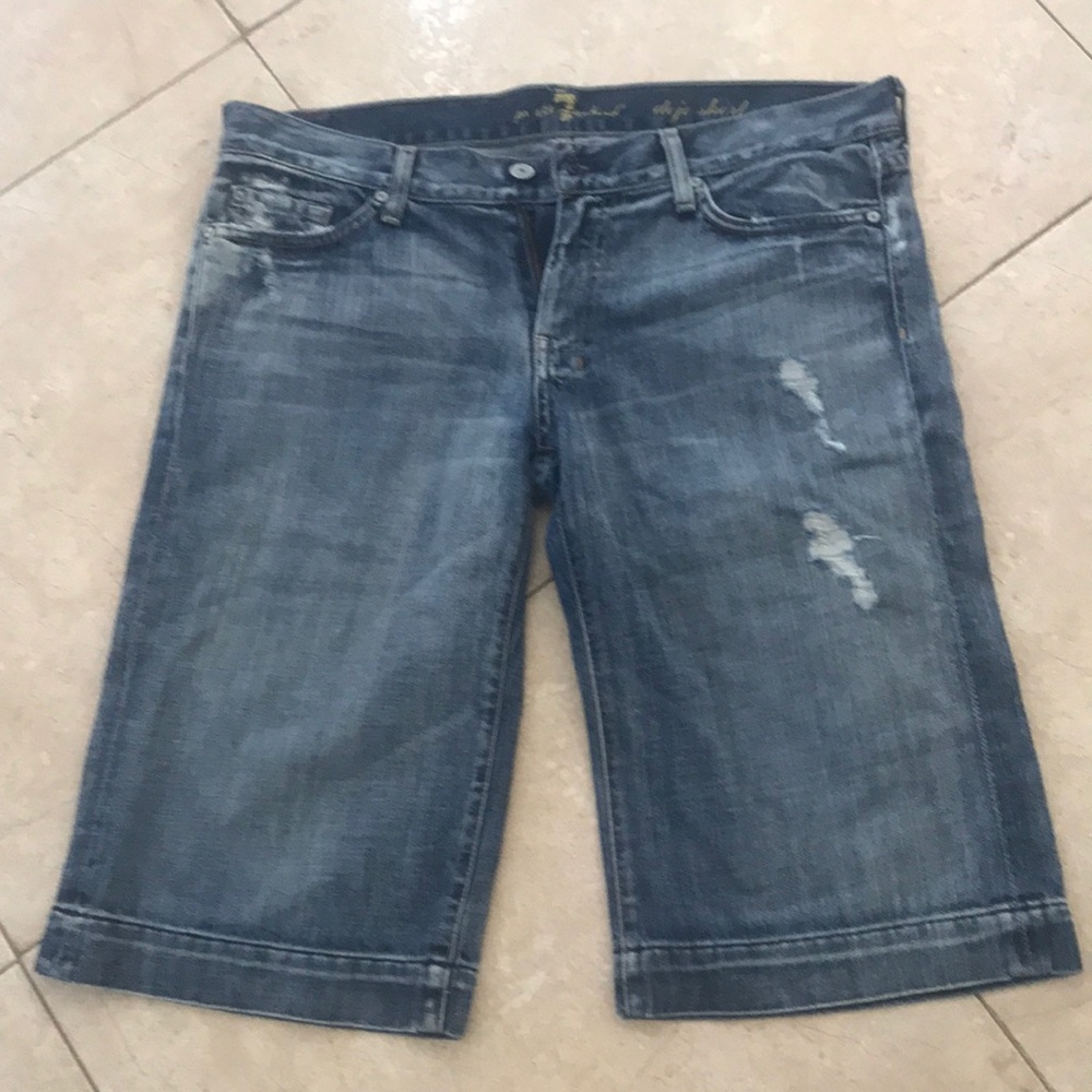 7 for all mankind Dojo shorts - Picture 2 of 6